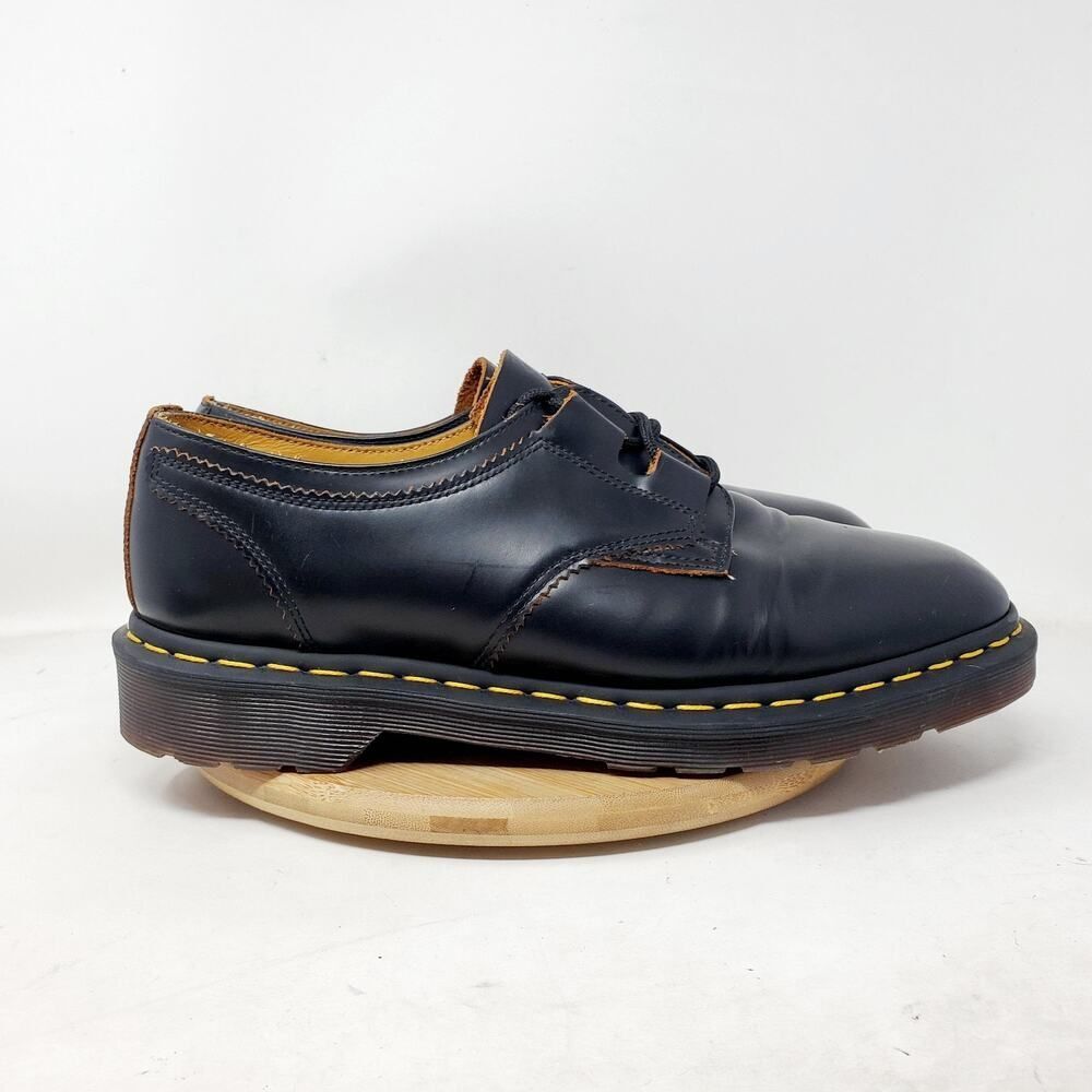 Dr Martens 1461 Ghillie Shoes Mens 10 Black Academia Punk Lace Up Oxford Shoes